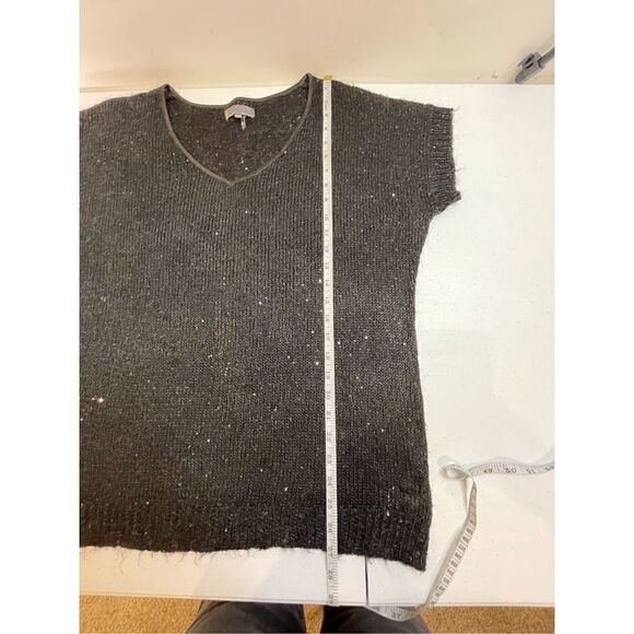 Jeans by Buffalo women’s black sequined large sweater - Picture 4 of 6